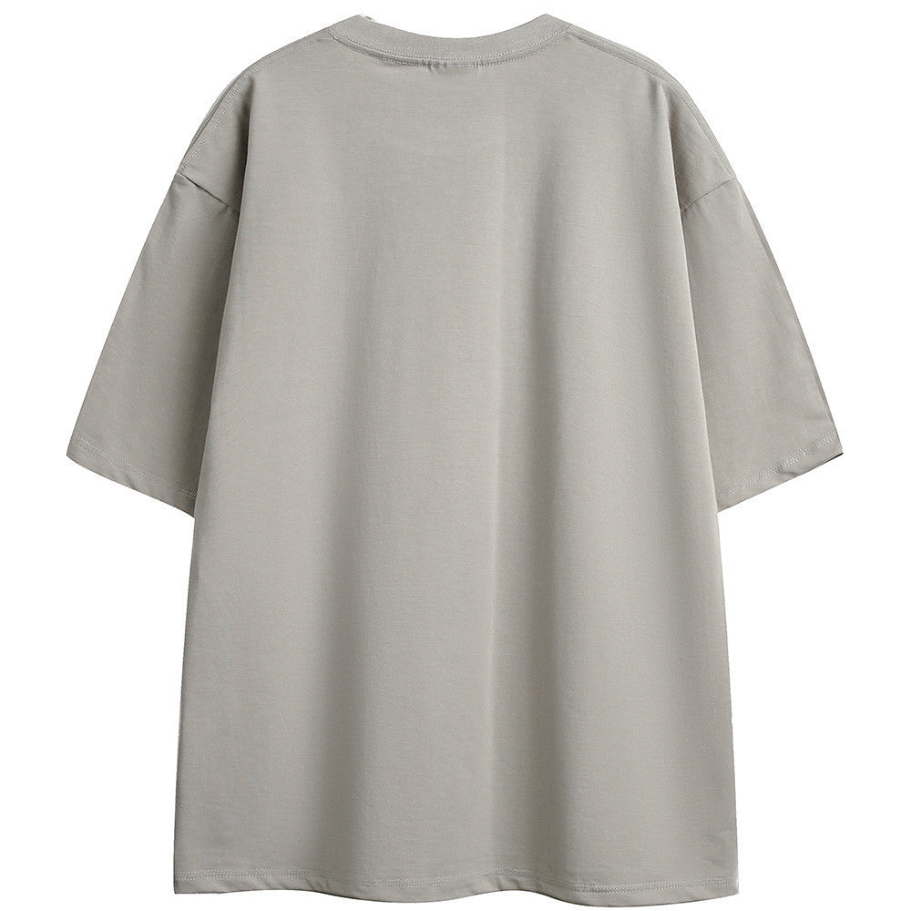 City Landscape Printed Short-sleeved T-shirt Men