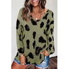 Loose long sleeve printed T-Shirt Top