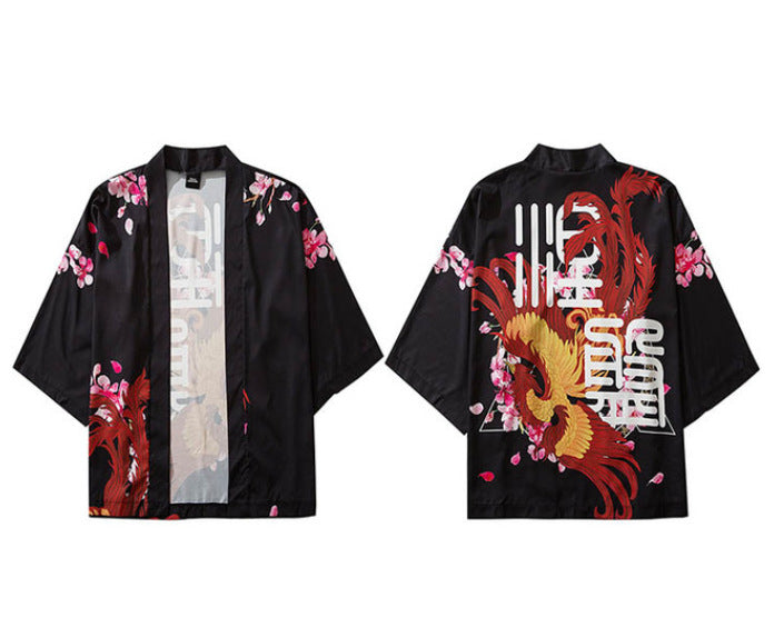 Tang Suit Robe Loose Three-quarter Sleeve Thin Shirt