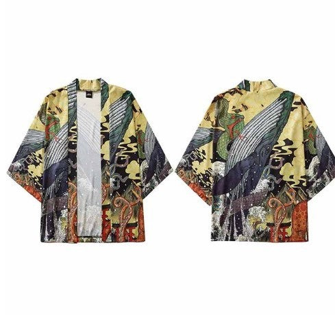 Tang Suit Robe Loose Three-quarter Sleeve Thin Shirt