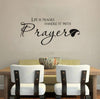 Removable Vinyl Life Is Fragile Handle It With Prayer Wall