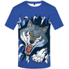 Printed T-shirt European And American Men's Round Neck Short Sleeve