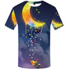 Printed T-shirt European And American Men's Round Neck Short Sleeve