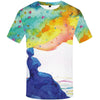 Printed T-shirt European And American Men's Round Neck Short Sleeve