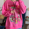 Retro Clothes Tops Street Sweatshirts Cute Pullovers