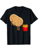 Funny French Fries Designs For Men Women Potato Food Eaters T-Shirt Summer Comfortable Casual Short Sleeve T-Shirt