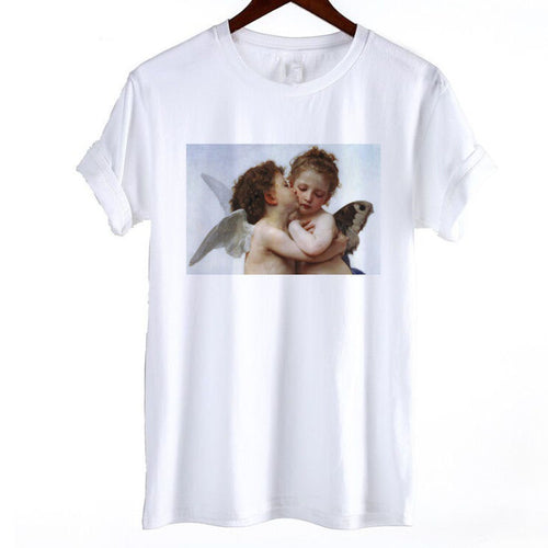 Adam and Eve crewneck T-shirt