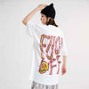 Men's Loose Couple Short-sleeved T-shirt With Bone Letter Print