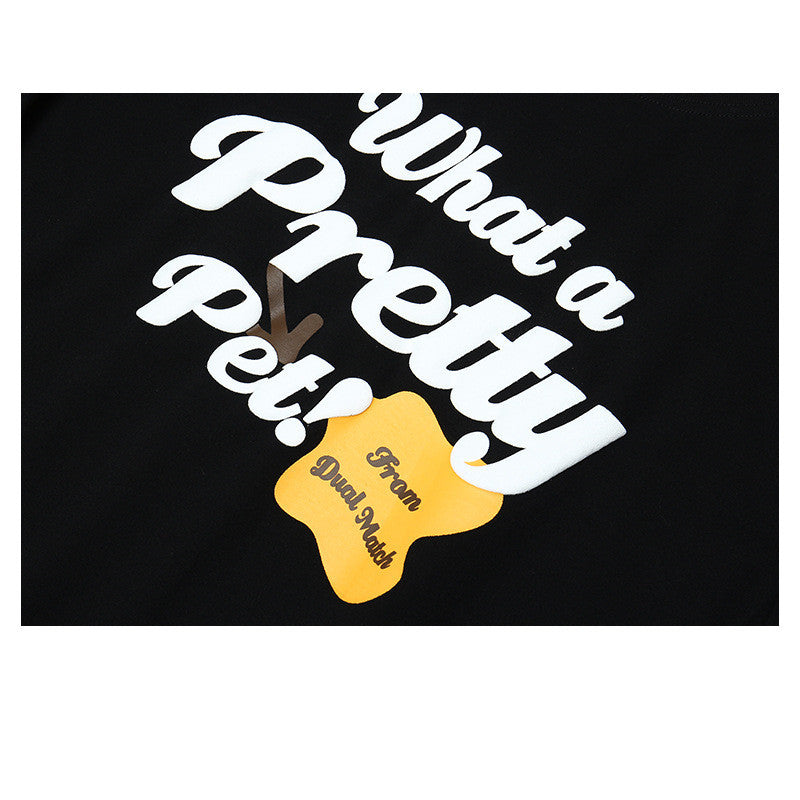 Summer casual letter T-shirt