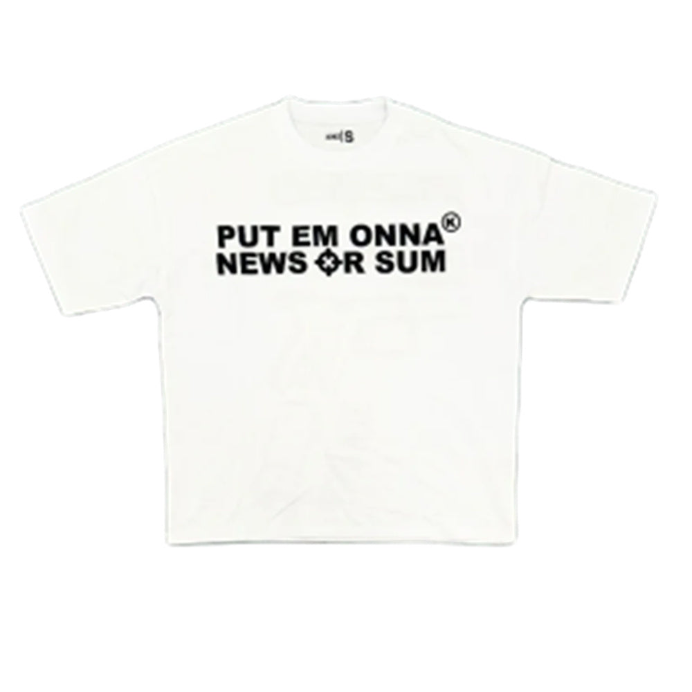 Men's Drop Shoulder Cotton Crew Neck T-shirt