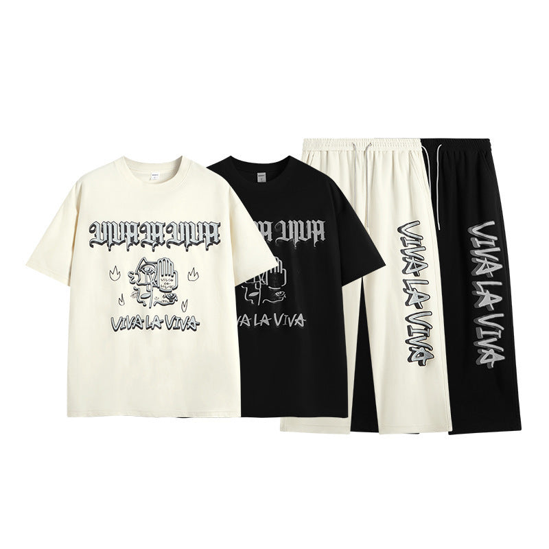 Hip Hop Letters Printing Suit Men And Women