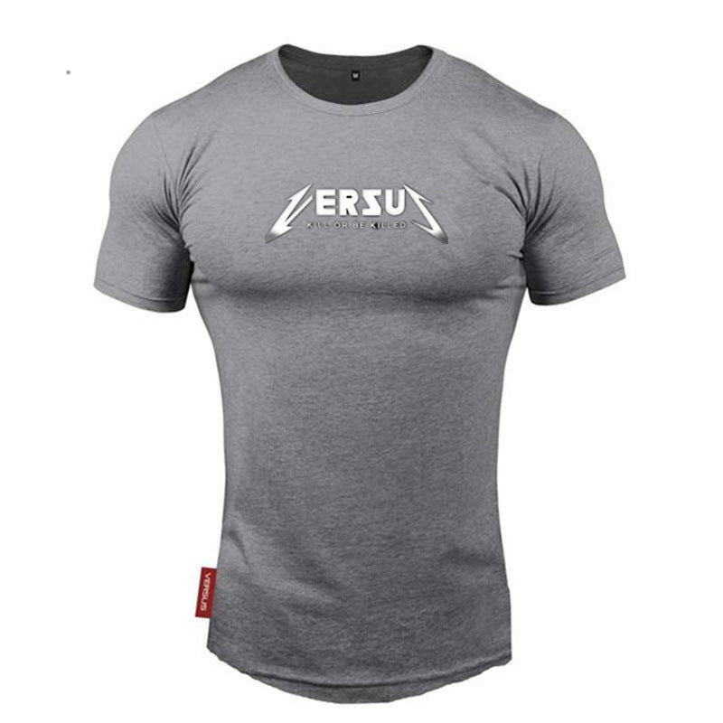 Men's Sports Short Sleeve T-Shirt Running Training Pullover