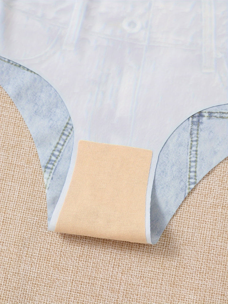 5pcs Comfy Chic Briefs - Soft, Breathable, Stretchy, Simple Design Intimates Panties for Women - Everyday Lingerie & Underwear Essentials