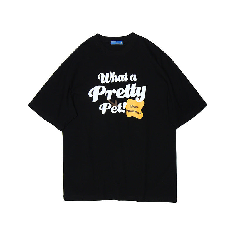 Summer casual letter T-shirt