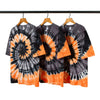 Fashion Printed T-shirt Hipster High Street Tie-dye Gradient Hip-hop Print Loose Short Sleeves