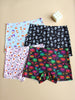 Women's Seamless Boyshorts With Halloween Print, Featuring Soft And Comfortable Ladies' Square Pants, Women's Lingerie & Underwear