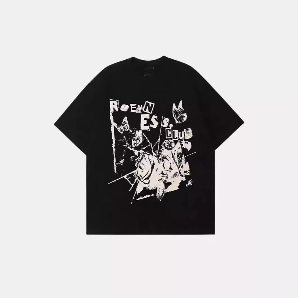 Men's And Women's Trendy Round Neck T-shirt