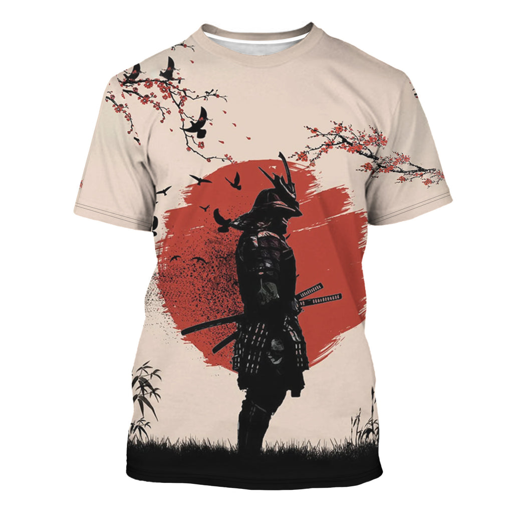 Versatile Men's Casual 3D Printed Short Sleeves