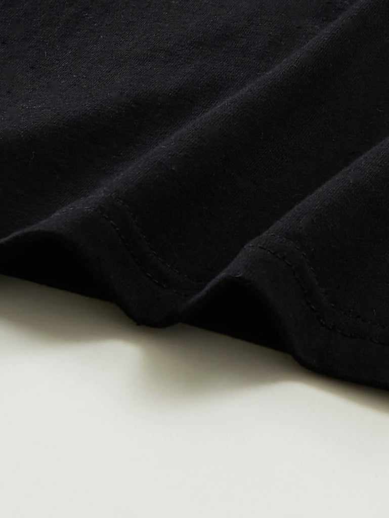 Cartoon Rabbit Pattern Printed T-shirt, Casual Short Sleeved Round Neck T-shirt, Summer Outdoor Men's Clothing