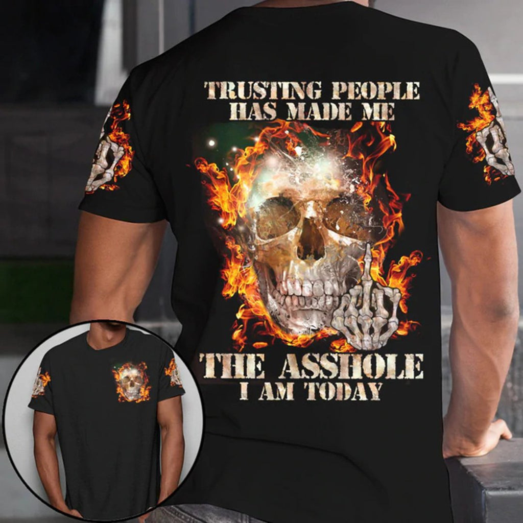 3D Printed Men's Street Short Sleeve Sports T-shirt Top