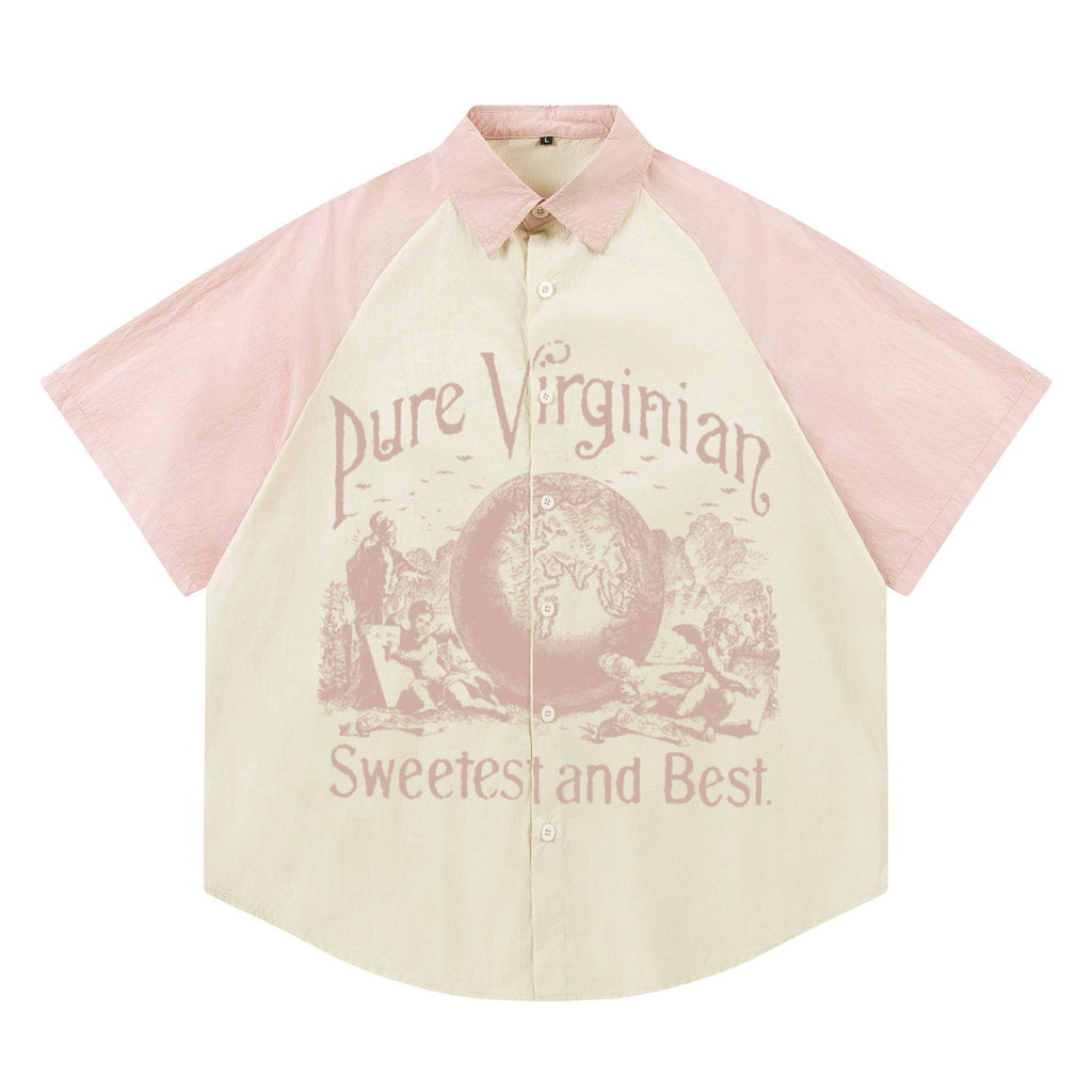 Fashion American College Loose Women's Top