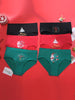 6pcs Plus Size Women's Panties - Seamless, Comfortable & Breathable with Cute Santa Claus & Christmas Tree Designs