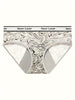 6 Pcs Letter High-Waisted Breathable Stretch Women's Menstrual Panties