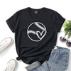 Love baseball pattern women's shirt casual T-shirt