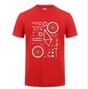 Men And Women's Fashion Casual Print Short-sleeved T-shirt