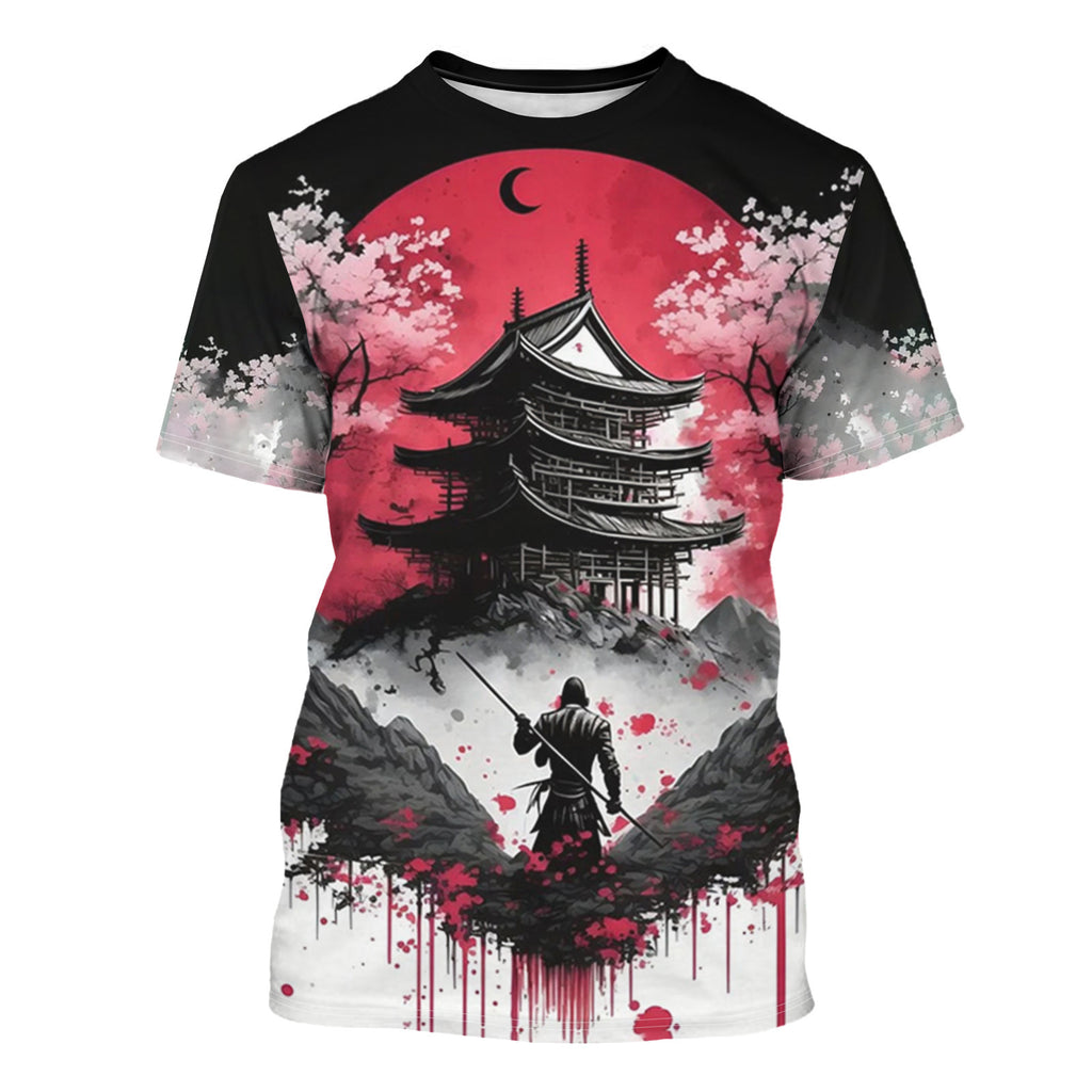 Versatile Men's Casual 3D Printed Short Sleeves