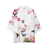 Plum Blossom Kimono Robe Men's Summer Retro Cardigan