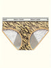 6 Pcs Letter High-Waisted Breathable Stretch Women's Menstrual Panties