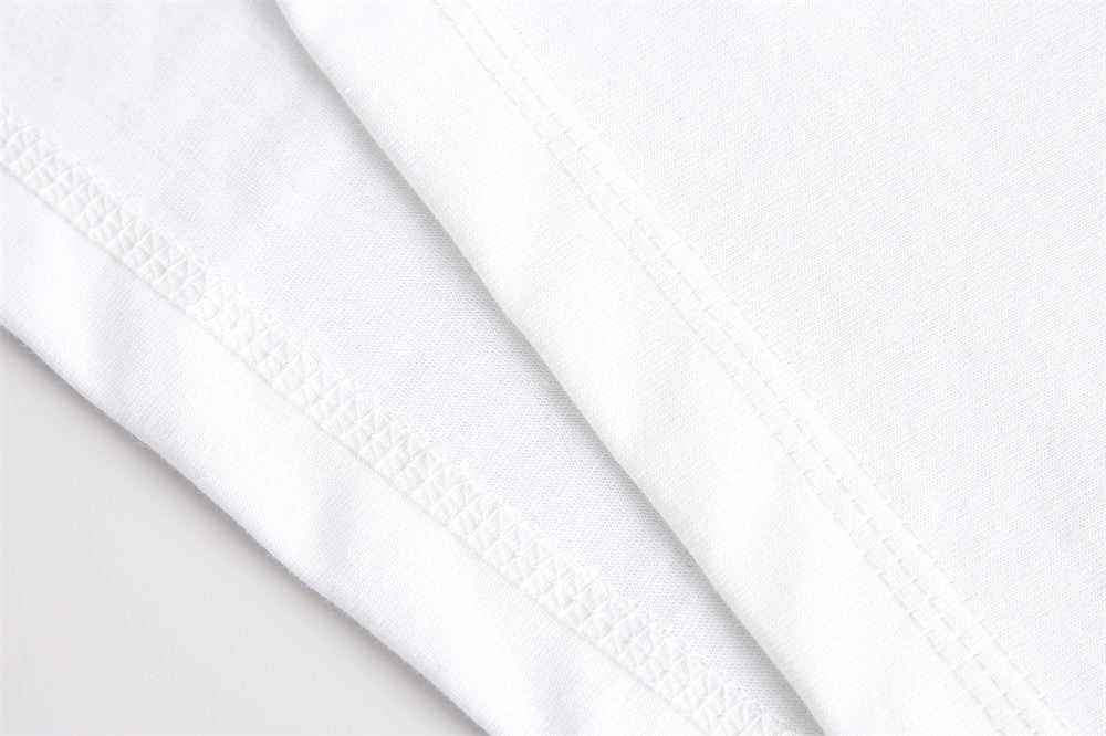 City Landscape Printed Short-sleeved T-shirt Men