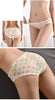 Cute Fruit Printing Girls Panties Sexy Transparent Lace Women's Underwear Breathable Knicker Loose Seamless Female Briefs