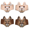 Animals EAR Print Briefs Girls Milk Silk Lingerie Panties Elastic Breathable Women Underpant трусы Cozy Underwear трусы женские
