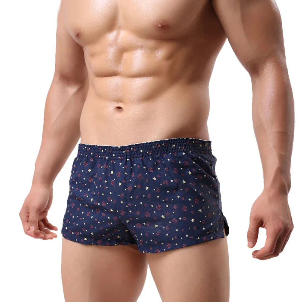 Breathable Mens Sexy Boxers Boxershorts Printed Men Underwear Boxers Short Men Boxers Mid Rise Boxers Mens Underwear Underpants