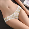 Cute Fruit Printing Girls Panties Sexy Transparent Lace Women's Underwear Breathable Knicker Loose Seamless Female Briefs