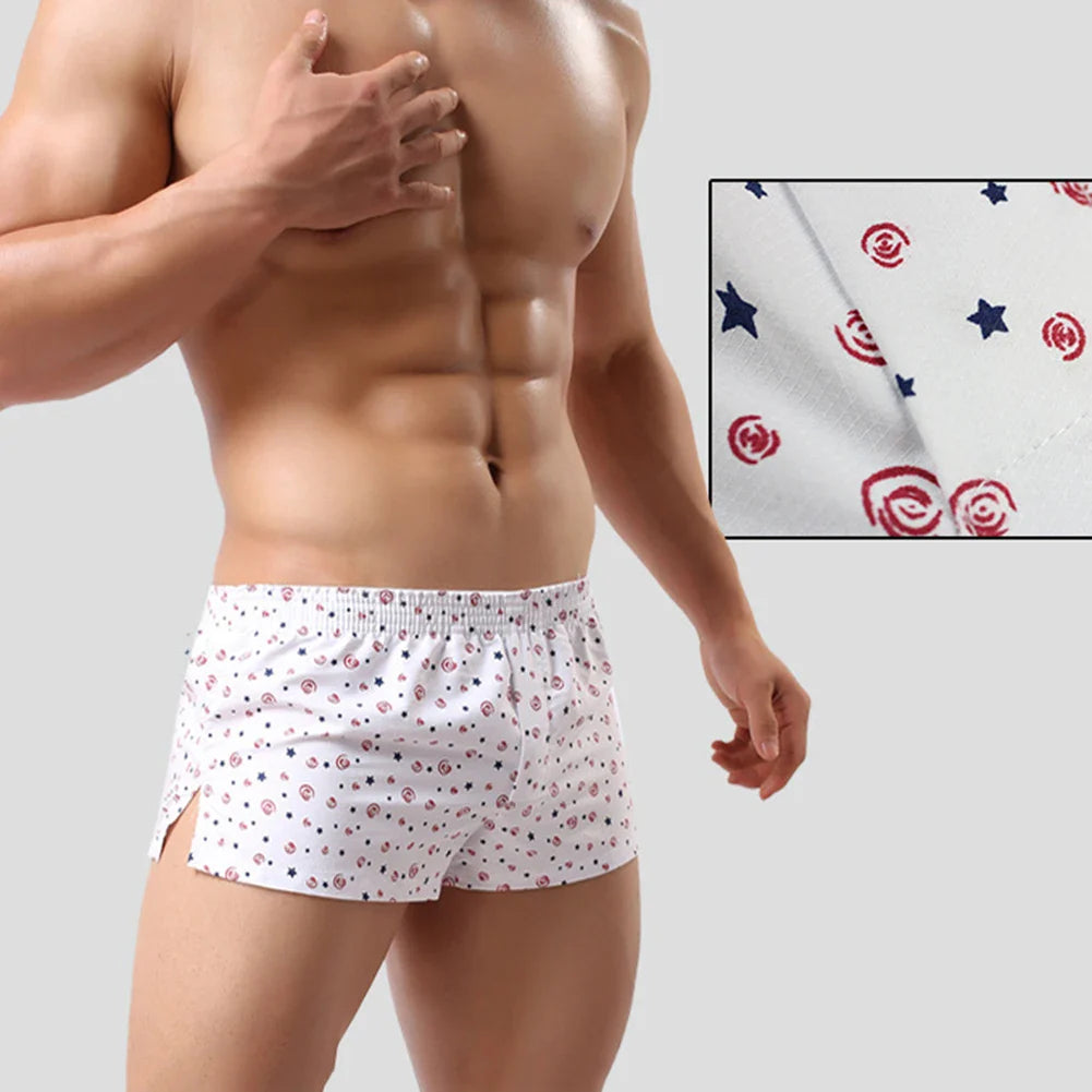 Breathable Mens Sexy Boxers Boxershorts Printed Men Underwear Boxers Short Men Boxers Mid Rise Boxers Mens Underwear Underpants
