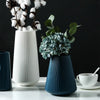Vase Creative Hydroponic Plastic European Style White Imitation Ceramic Flower Pot home decoration европейский цветочный горшок