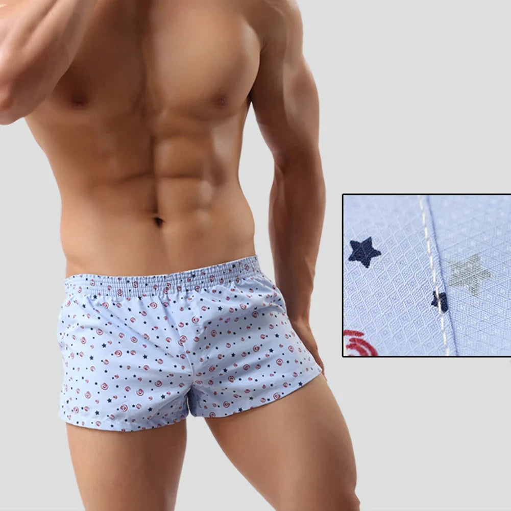 Breathable Mens Sexy Boxers Boxershorts Printed Men Underwear Boxers Short Men Boxers Mid Rise Boxers Mens Underwear Underpants