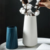 Vase Creative Hydroponic Plastic European Style White Imitation Ceramic Flower Pot home decoration европейский цветочный горшок