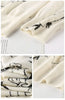 Autumn New Women's Worsted Thin Wool Knitted Cardigan Niche Design Sense Round Neck Graffiti Wild Sweater Slim Fashion Jacket