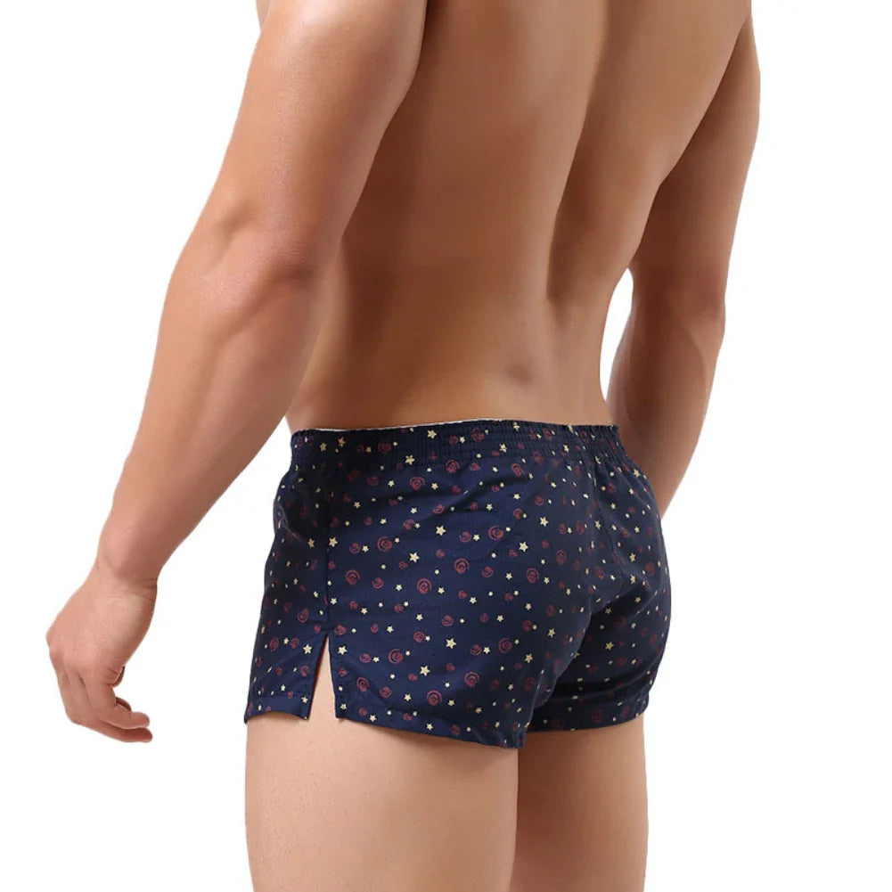 Breathable Mens Sexy Boxers Boxershorts Printed Men Underwear Boxers Short Men Boxers Mid Rise Boxers Mens Underwear Underpants