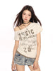Summer Fashion Printed Slim-fit American Top