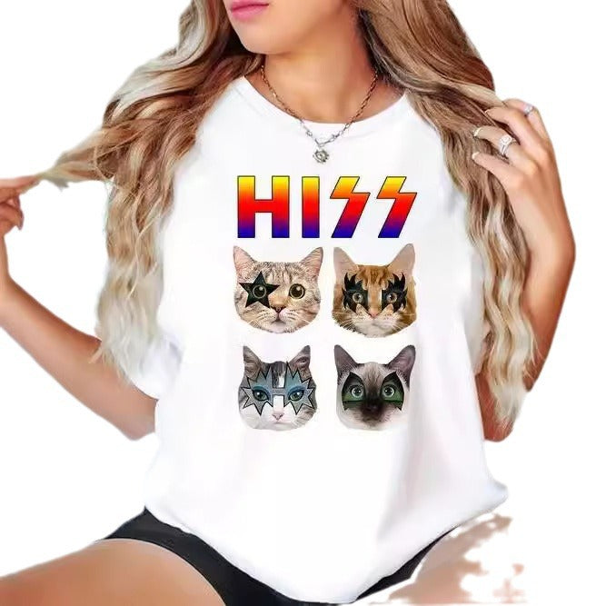 Women's Floral 3D Printed T-shirt Printed Top