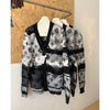 LUZHEN 2024 New Fashion Knitted Cardigan V Neck Long Sleeve Winter Elegant High Quality Sweater Loose Trendy Casual Tops AA2383