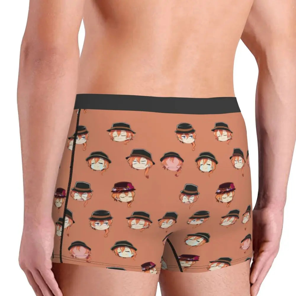 Bungou Stray Dogs Chuuya Nakahara Man's Underwear, Highly Breathable printing High Quality Gift Idea