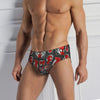 Custom Superhero Briefs Underwear Men's Comfortable Stretch Spider Man Head Panties