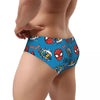 Custom Superhero Briefs Underwear Men's Comfortable Stretch Spider Man Head Panties