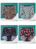 Sexy Women Seamless Underwear High Waist Women's Panties Flower Print Lingerie Ice Silk Intimate Briefs Female Panty Underpants